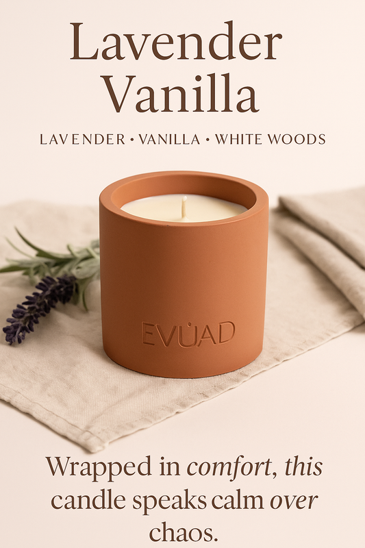 Lavender Vanilla Scented Candle