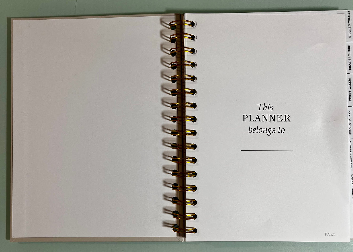 Evuad Essentials Empowerment Planner